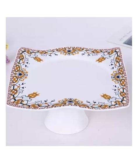 iShopping - Easy Shop 8.75" Square Shape Cake Plate (1045)