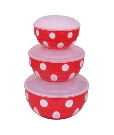 iShopping - Easy Shop Food Storage Box Red - Pack Of 3