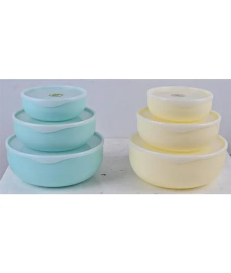 iShopping - Easy Shop Splash Plastic Container and Freezer Box - Set Of 3Pcs