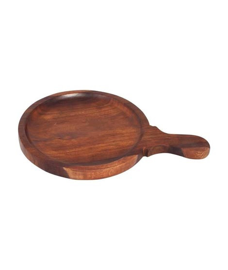 iShopping - Easy Shop 10 inches and 12 inches Pizza Wooden Tray