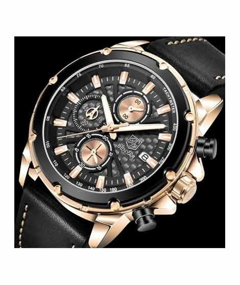 iShopping - Benyar Chronograph Exclusive Edition Men's Watch Black (BY-1167)