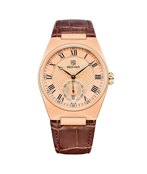 iShopping - Benyar Down Second Edition Watch For Men's Brown (By-5199-2)