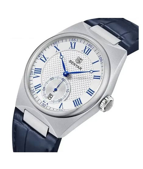 iShopping - Benyar Down Second Edition Watch For Men's Navy Blue (by-5199-4)