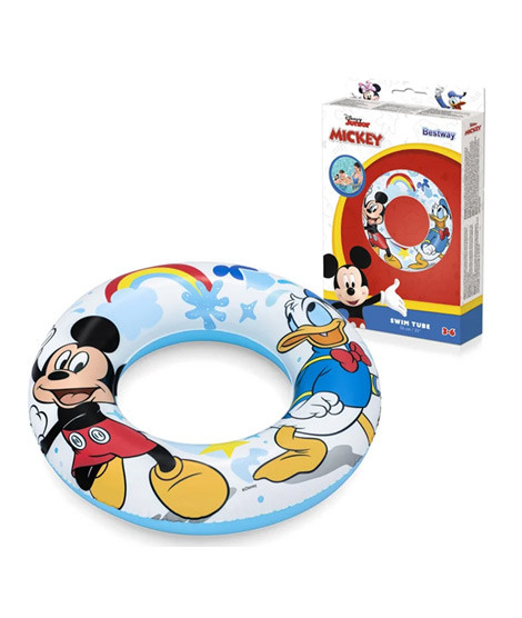iShopping - Bestway Mickey Mouse Inflatable Swimming Ring 22 inches (91004)
