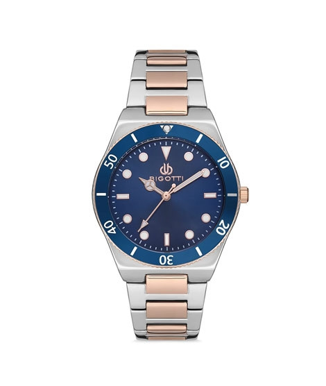 iShopping - Bigotti Milano Stainless Steel Women's Watch Silver Rose Gold (BG.1.10104-4)