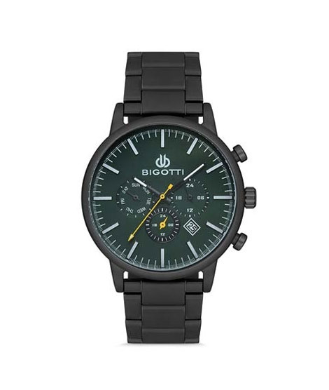 iShopping - Bigotti Montre Homme's Stainless Steel Men's Watch Grey (BG.1.10135-5)