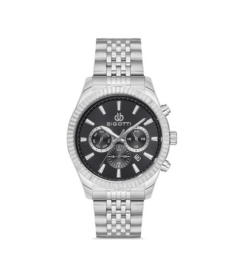 iShopping - Bigotti Milano Stainless Steel Men's Watch Silver (BG.1.10141-2)