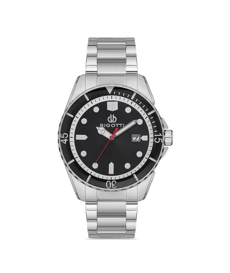 iShopping - Bigotti Milano Stainless Steel Men's Watch Silver (BG.1.10162-1)