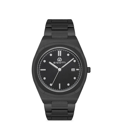iShopping - Bigotti Milano Stainless Steel Men's Watch Black (BG.1.10164-3)