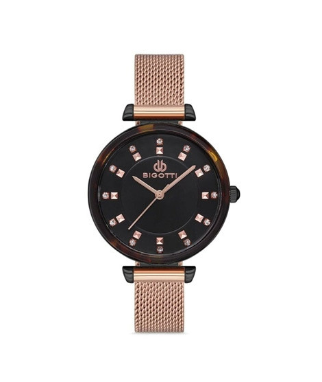 iShopping - Bigotti Stainless Steel Women's Watch Rose Gold (BG.1.10179-5)