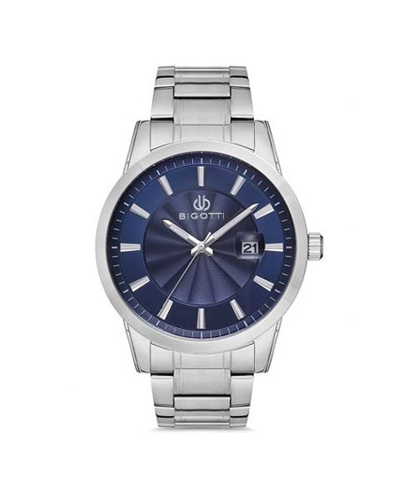 iShopping - Bigotti Montre Homme's Stainless Steel Men's Watch Silver (BG.1.10181-2)