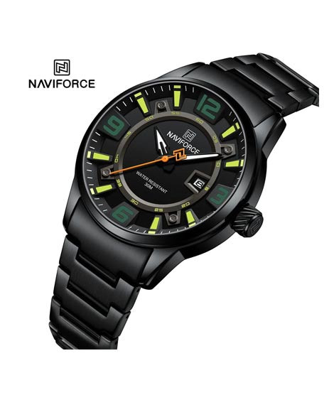 iShopping - Naviforce Velocity Vista Edition Watch For Men Black (NF-8044-1)