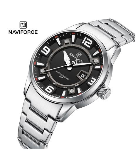 iShopping - Naviforce VeloCity Vista Edition Watch For Men Silver (NF-8044-6)