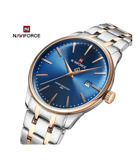 iShopping - Naviforce Gentle Flutter Watch For Men Two Tone (NF-9230-6)