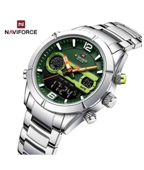 iShopping - Naviforce Elite Edition Watch For Men Silver (NF-9232-7)