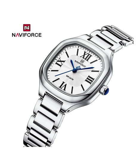 iShopping - Naviforce Femme Square Edition Watch For Men Silver (NF-5042-7)