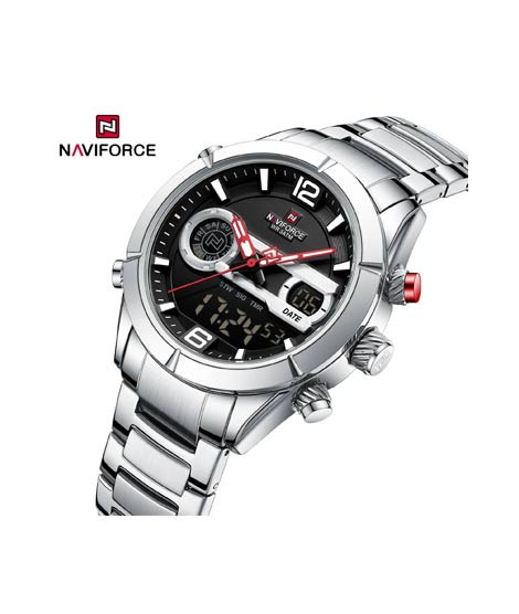 iShopping - Naviforce Elite Edition Watch For Men Silver (NF-9232-5)