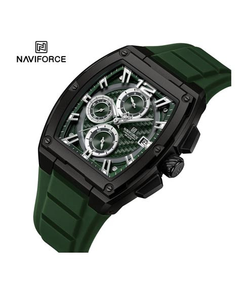 iShopping - Naviforce Square Force Watch For Men Green (NF-8050-4)