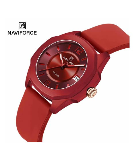 iShopping - Naviforce Grace Date Watch For Women Red (NF-7107-8)
