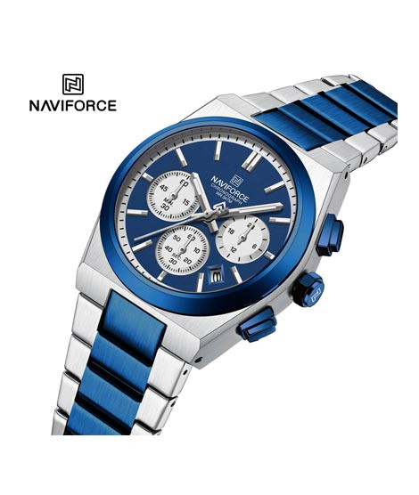 iShopping - Naviforce Bond Chrono Watch For Women Two Tone (NF-8048l-2)