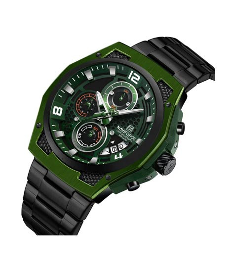 iShopping - Naviforce Chrono Xtreme Watch For Men Black (NF-8051-9)