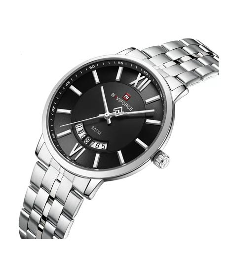 iShopping - Naviforce Affinity Watch For Men Silver (NF-9238g-3)