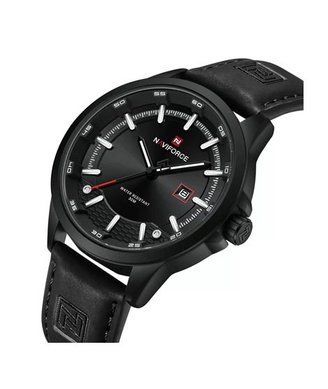 iShopping - Naviforce SophistiDate Watch For Men Black (NF-9248-8)
