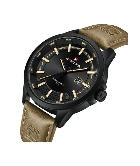 iShopping - Naviforce SophistiDate Watch For Men Brown (NF-9248-11)