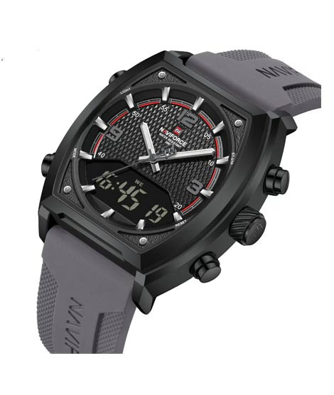 iShopping - Naviforce Dual Master Watch For Men Grey (NF-9242-7)