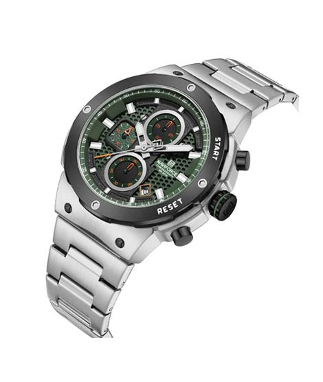 iShopping - Naviforce Chronomax Watch For Men Silver (NF-8072-7)