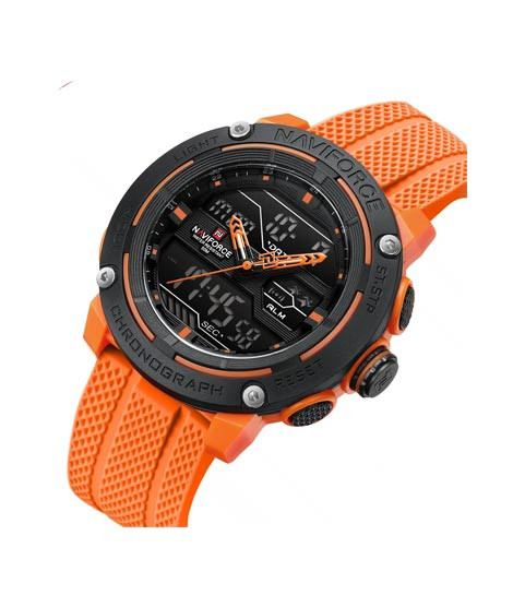 iShopping - Naviforce DualTech Watch For Men Orange (NF-7114-5)