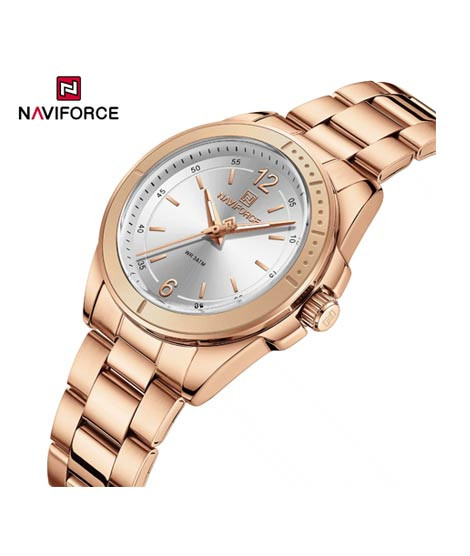 iShopping - Naviforce Pixie Dial Watch For Women Rose Gold (NF-5062-5)