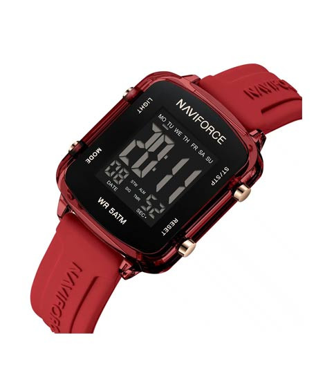 iShopping - Naviforce Sparkle Beat Watch For Women Red (NF-7120-8)