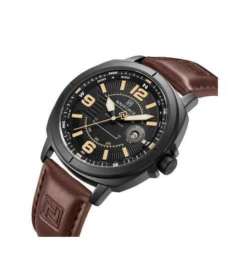 iShopping - Naviforce Eclipse Watch For Men Brown (NF-8078-6)
