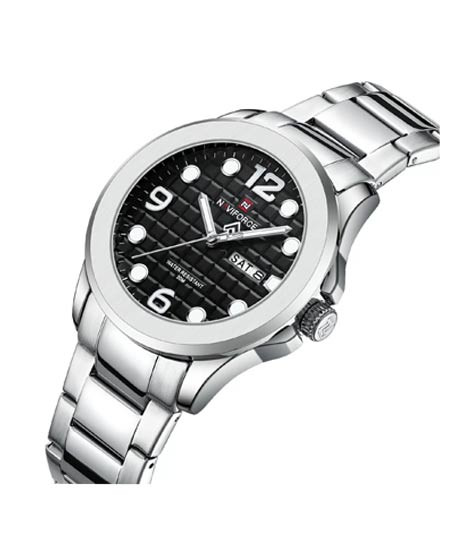 iShopping - Naviforce Luminox Watch For Men Silver (NF-9244-4)