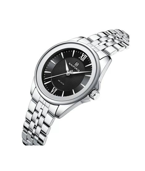 iShopping - Naviforce Bloom Series Watch For Women Silver (NF-5067-7)