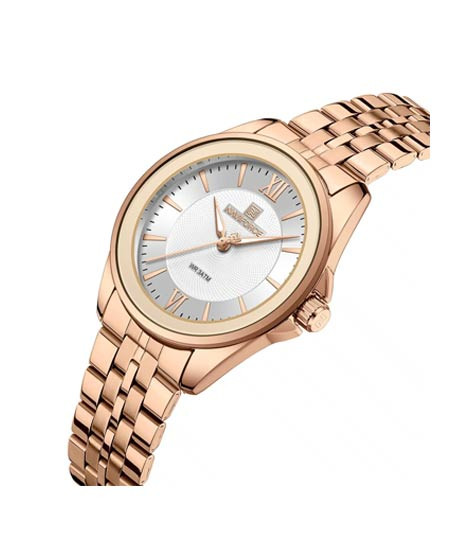 iShopping - Naviforce Bloom Series Watch For Women Rose Gold (NF-5067-4)