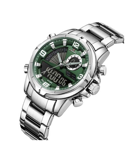 iShopping - Naviforce MultiZone Watch Watch For Men Silver (NF-9257-7)