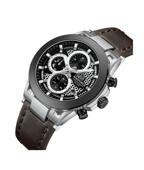 iShopping - Naviforce Racer X Watch For Men Sand Brown - (NF-8073-8)