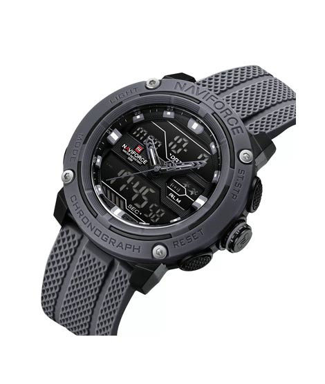iShopping - Naviforce DualTech Watch For Men Silver - (NF-7114-8)
