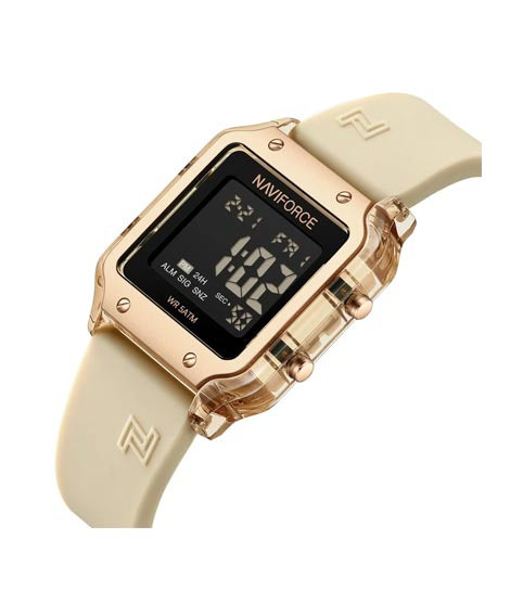 iShopping - Naviforce SmartAura Watch For Women Beige- (NF-6105-7)