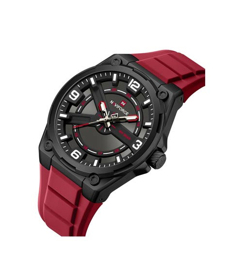 iShopping - Naviforce Quantum Series Watch For Men Red - (NF-9260-1)