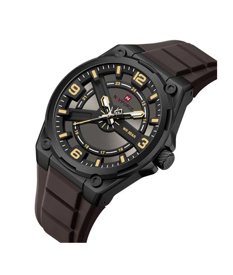 iShopping - Naviforce Quantum Series Watch For Men Brown - (NF-9260-4)