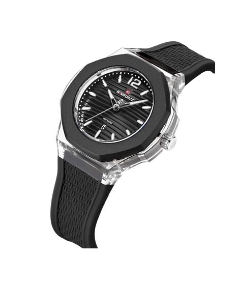 iShopping - Naviforce Textura Watch For Women Black - (NF-6109-3)