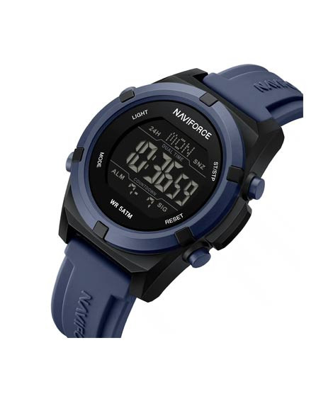 iShopping - Naviforce Digital Strike Watch For Men Blue - (NF-7127-3)