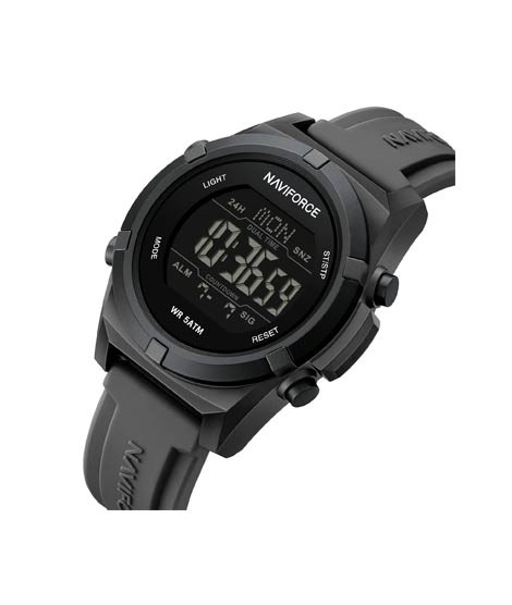 iShopping - Naviforce Digital Strike Watch For Men Black - (NF-7127-4)