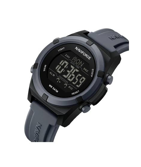 iShopping - Naviforce Digital Strike Watch For Men Grey - (NF-7127-6)