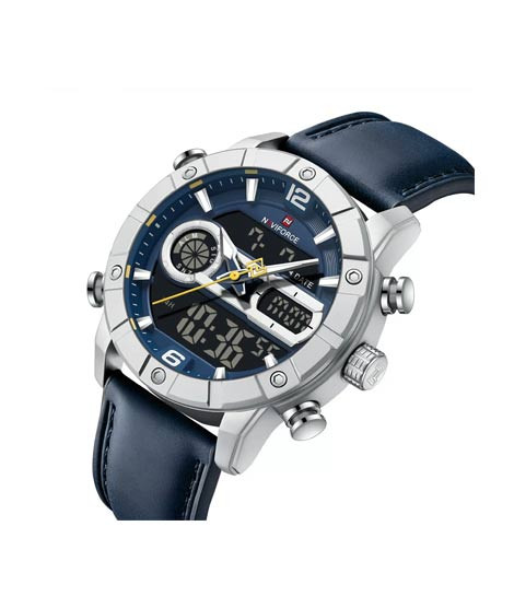 iShopping - Naviforce Cross Time Edition Watch For Men Blue - (NF-9263-5)