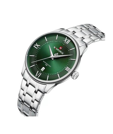 iShopping - Naviforce Signature Formal Edition Watch For Men Silver - (NF-9272s-4)