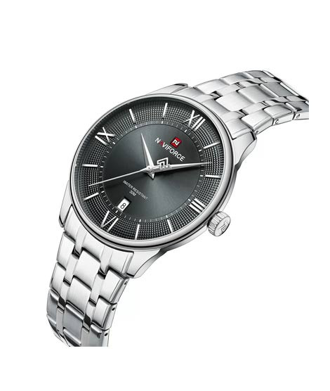 iShopping - Naviforce Signature Formal Edition Watch For Men Silver - (NF-9272s-5)